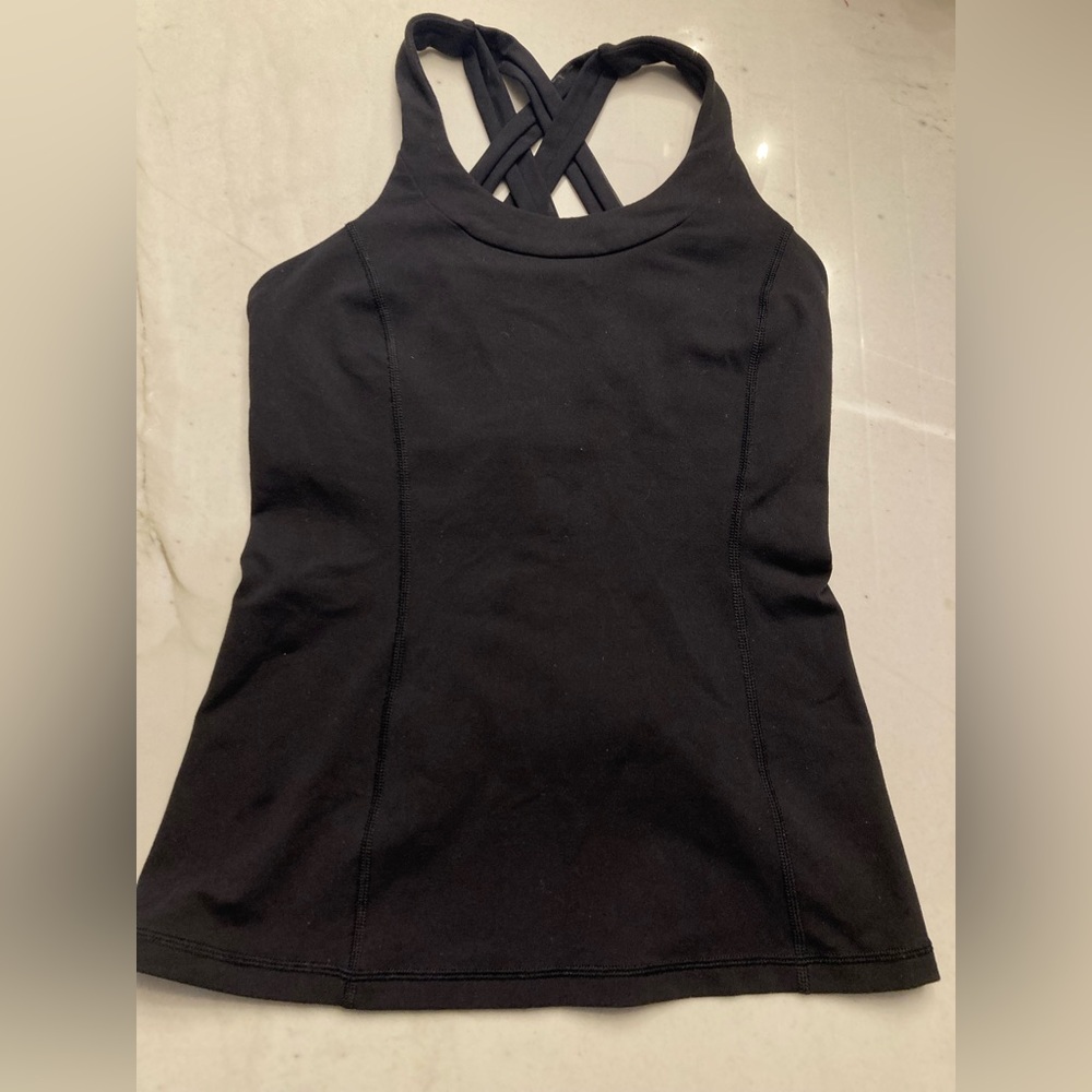 Lululemon Energy Tank Top Black Size 6